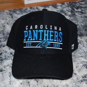 47 NFL Carolina Panthers Black/Blue Football Hat